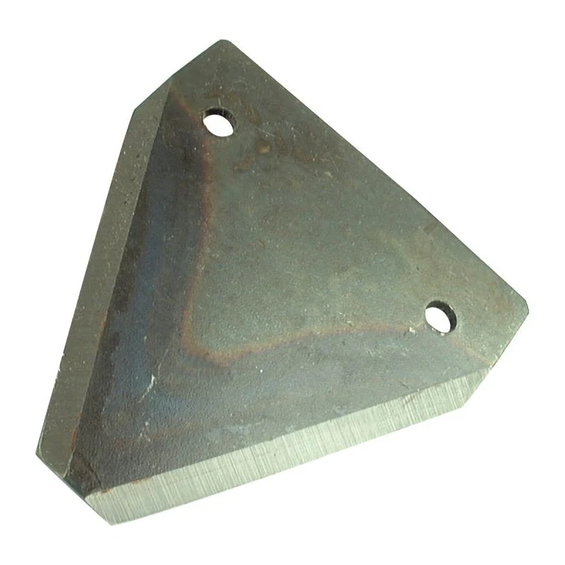 Knife section - Smooth - 80x76x2mm - Hole Ø5.5mm - Hole centres 51mm - Replacement forMassey Ferguson To fit as: 817020M1...