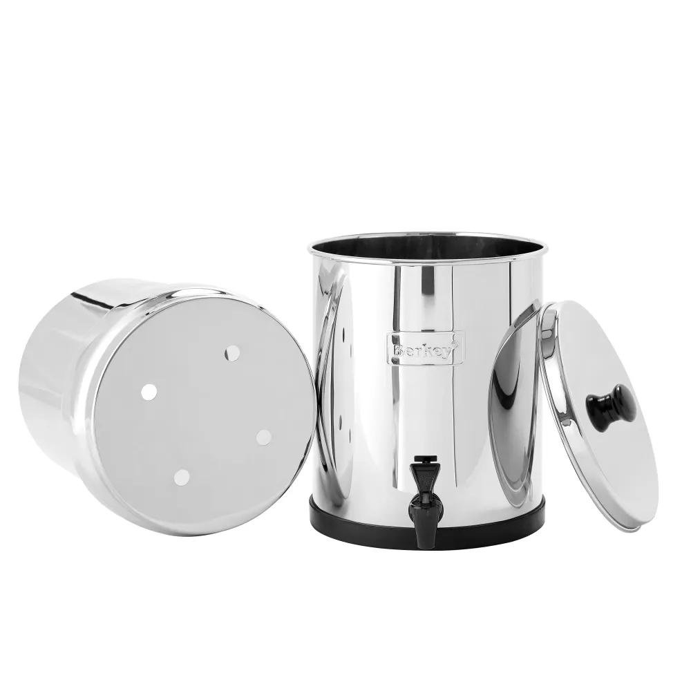 Big Berkey® 8,5 litros - Sólo tanques, sin filtros, opcional su elección