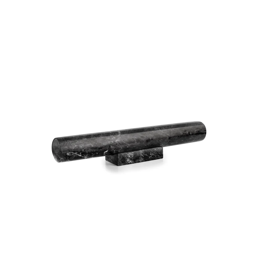 RODILLO DE MÁRMOL NEGRO ELEGANTE 35 CM IBILI