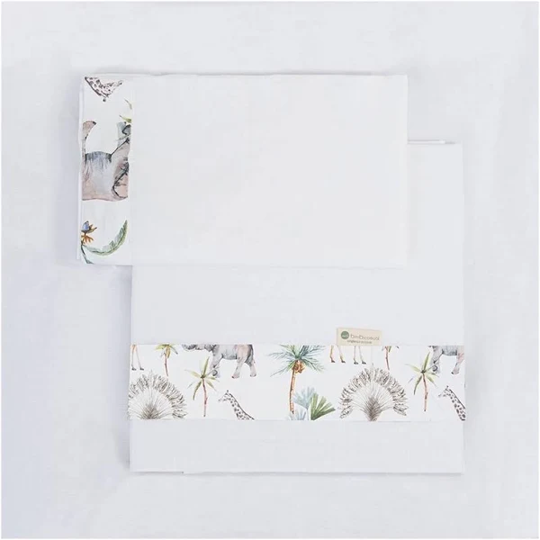 TRIPT SABANA 100% ALG.COCHE, MINICUNA 40 x 80 O MOISES SERENGUETI BLANCO África new Bimbicasual