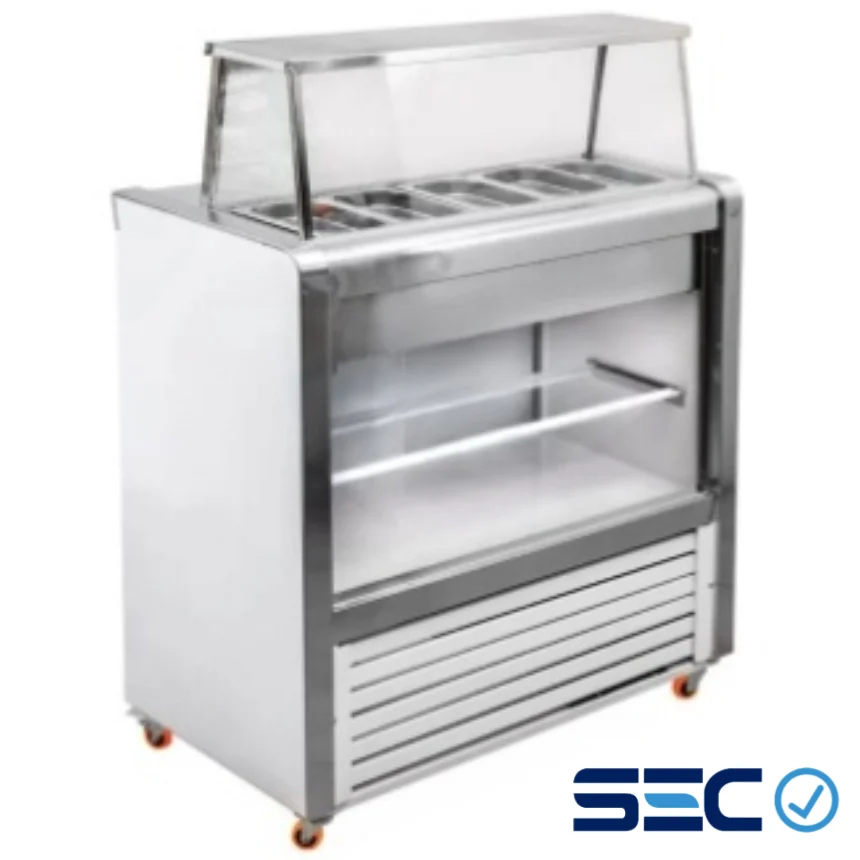 Salsera Refrigerada Con 5 Depósitos Con Certificación SEC