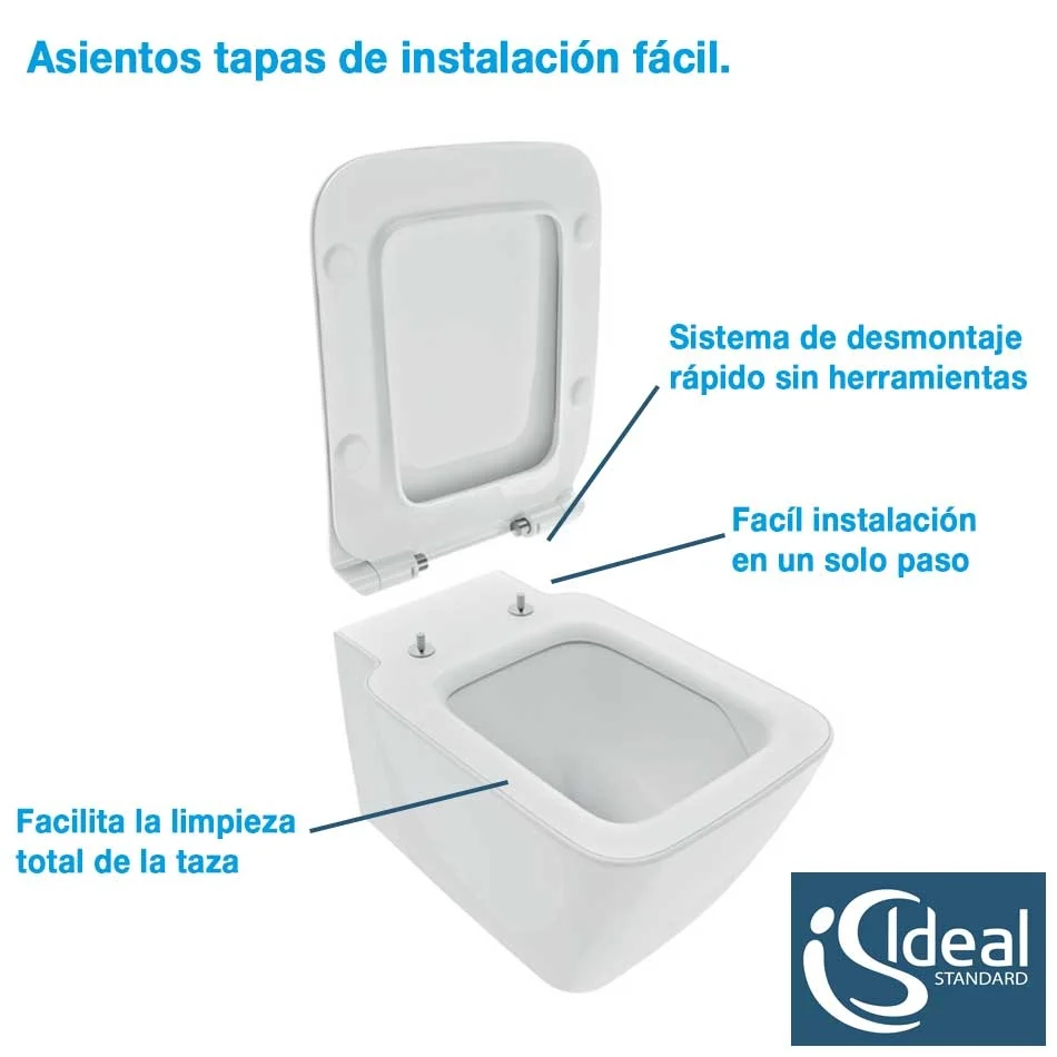 Inodoro Suelo para cisterna empotrada CONNECT Ideal Standard
