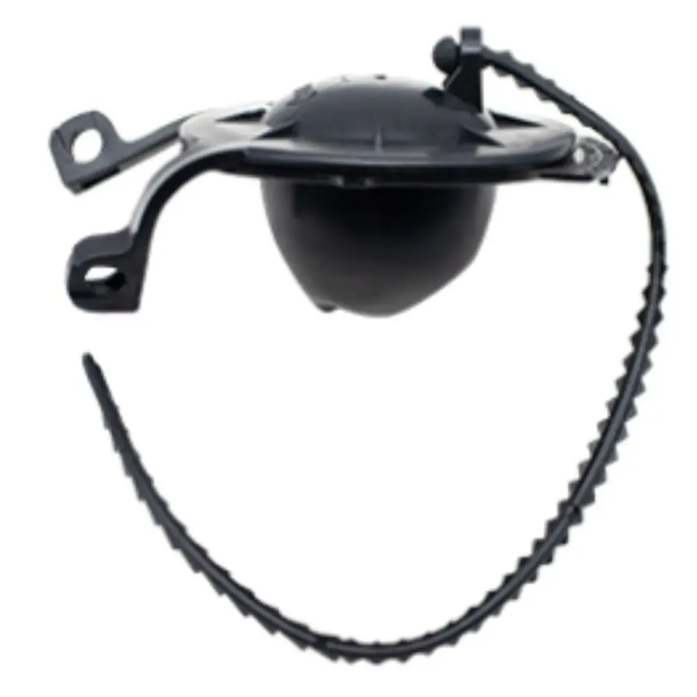 Sapo WC 2" MEER Flexible Cadena Flexible Negro CNX