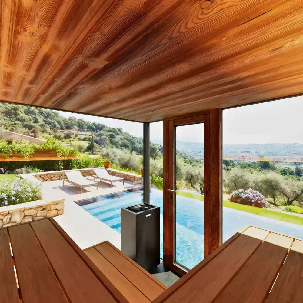 Sauna con espejo de diseño Enermed