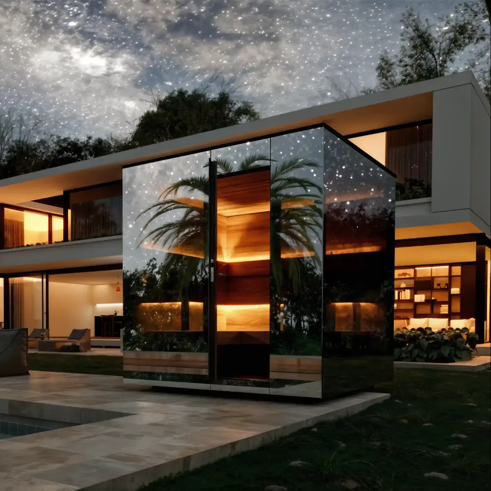 Sauna con espejo de diseño Enermed