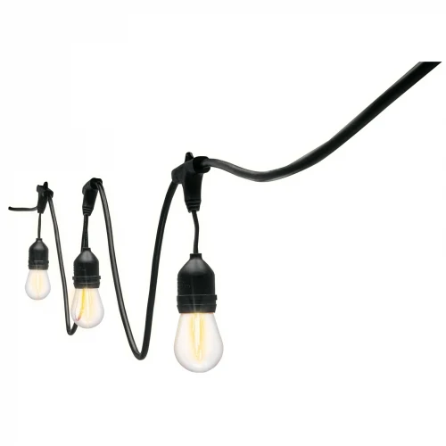 Serie de 7.3 m con 12 luces de LED para exterior, Volteck 49992 SL-7L