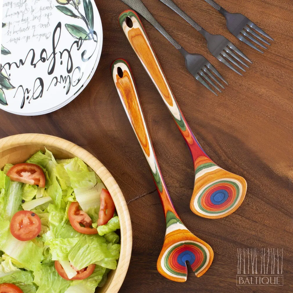 SERVIDORES DE ENSALADA 2 PC BAMBOO Totally Bamboo