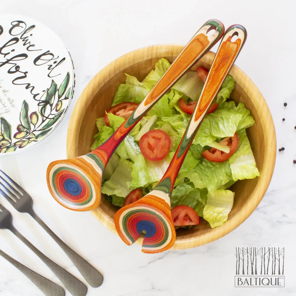 SERVIDORES DE ENSALADA 2 PC BAMBOO Totally Bamboo