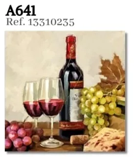 SERVILLETA MODELO WINE & GRAPES