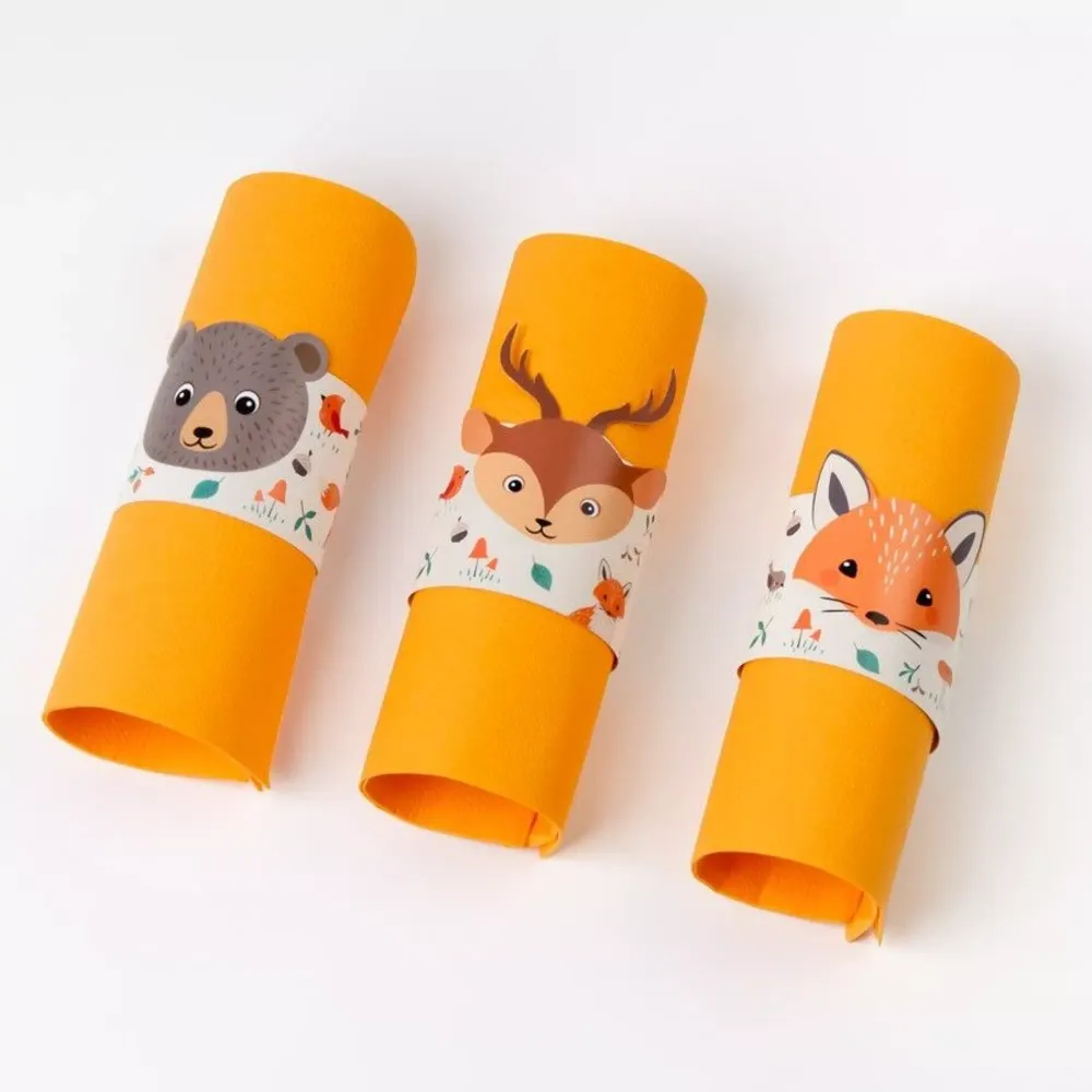 6 servilleteros de animales del bosque ANNIKIDS