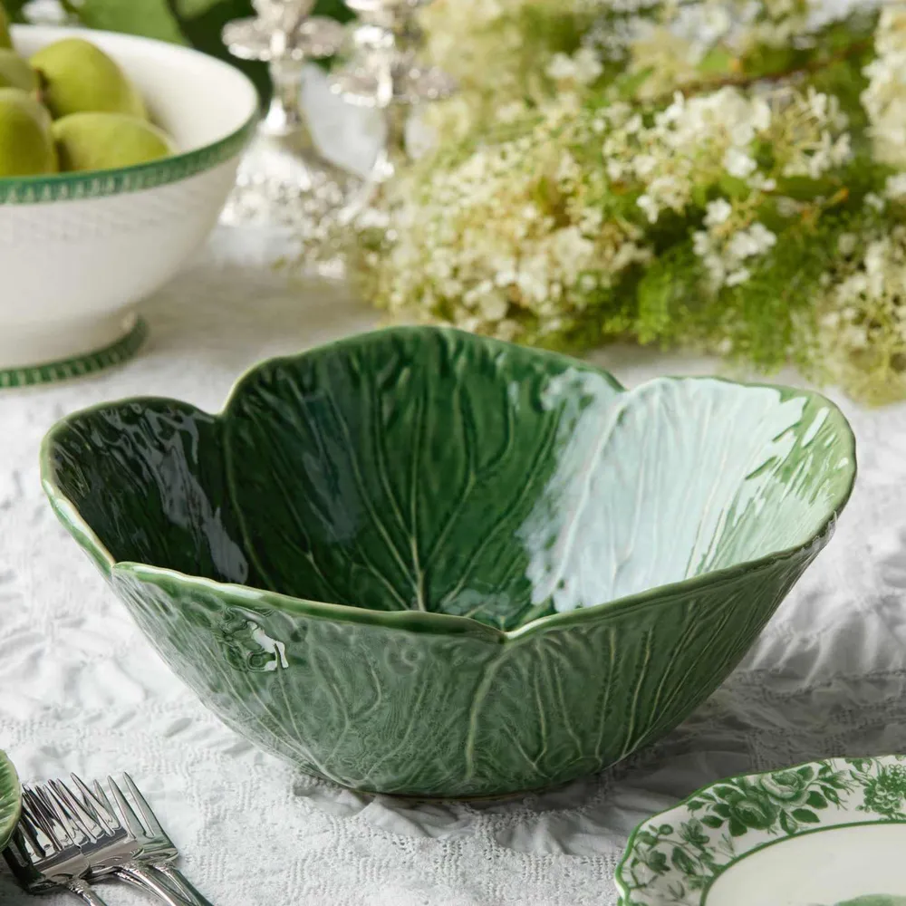 Le Jardin Cabbage 3-D Deep Bowl Certified International