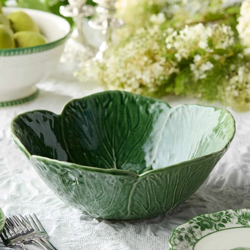 Le Jardin Cabbage 3-D Deep Bowl Certified International