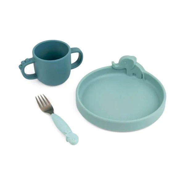 Done Deer Set de comida Peekaboo - Celeste