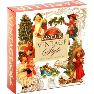 Té negro y té verde Basilur vintage style assorted 40 bolsas