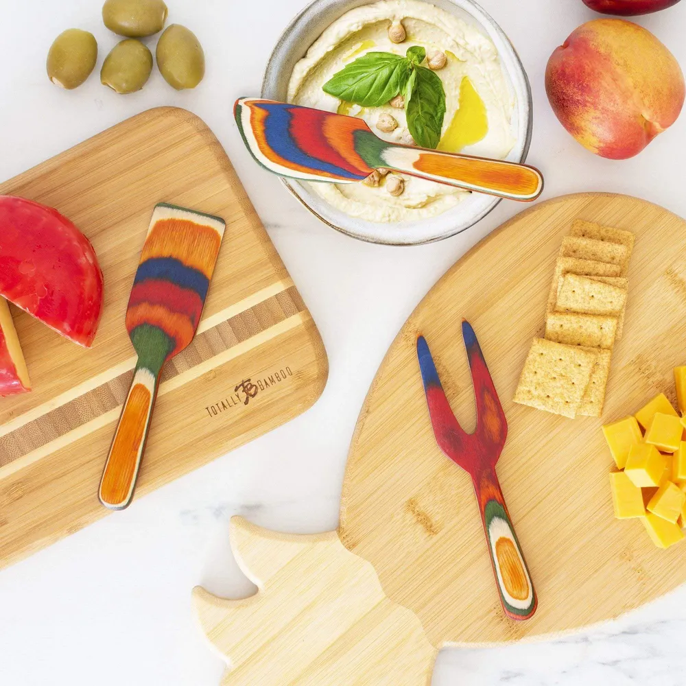 UTENSILIOS PARA QUESO 3 PCS BAMBOO Totally Bamboo