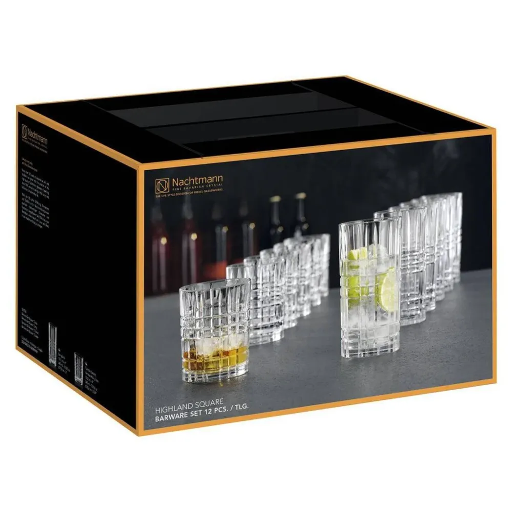 Set 12 Vasos Highland Square Nachtmann