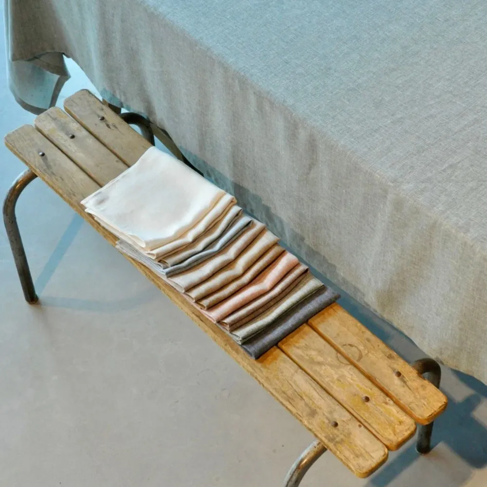 servilletas de lino lisas Libeco