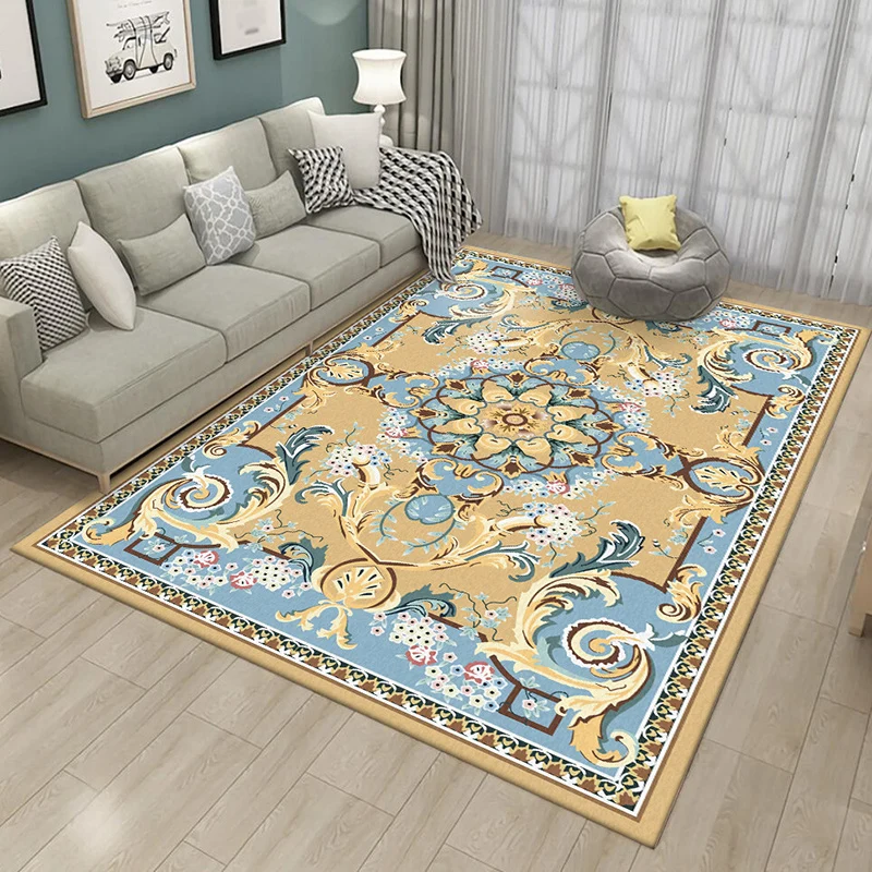 Certificado Ecológico Tappeto marocchino mediterraneo marrone con motivi floreali Tappeto lavabile poliestere antiscivolo...