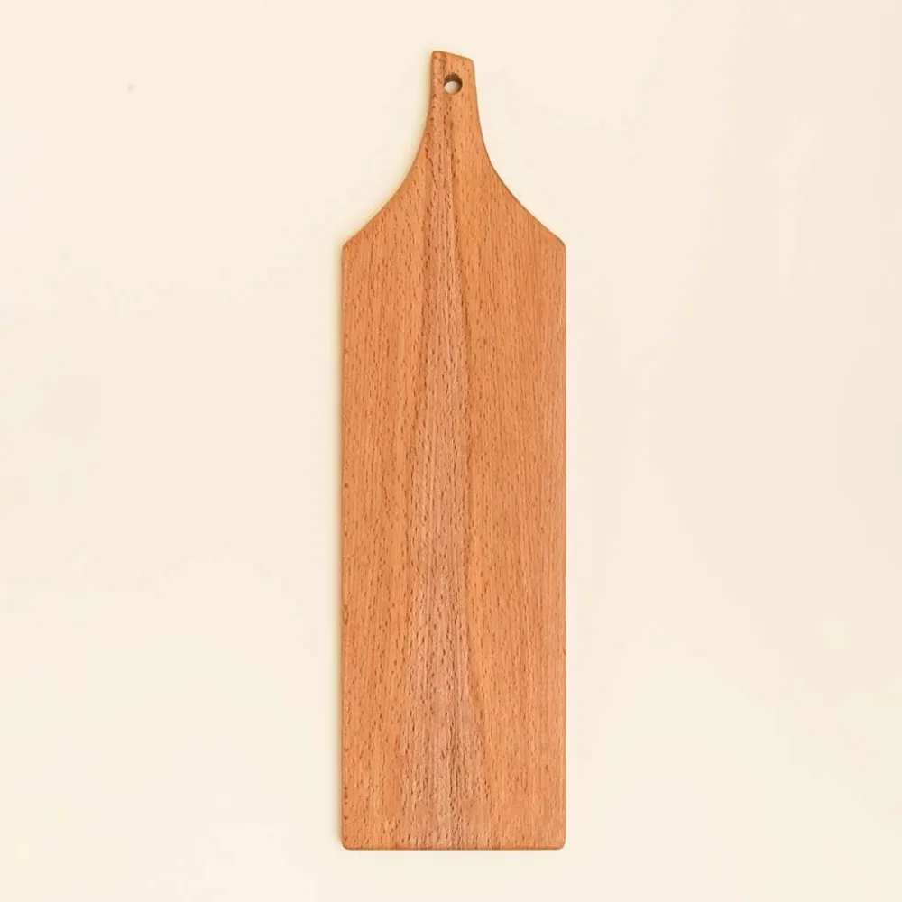Tabla de embutidos larga de madera de haya