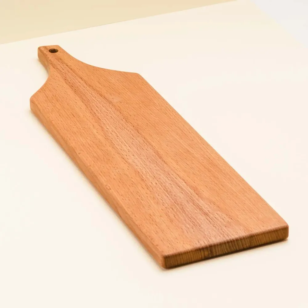 Tabla de embutidos larga de madera de haya