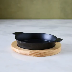 PROVOLETERA DE HIERRO CON BANDEJA 15CM