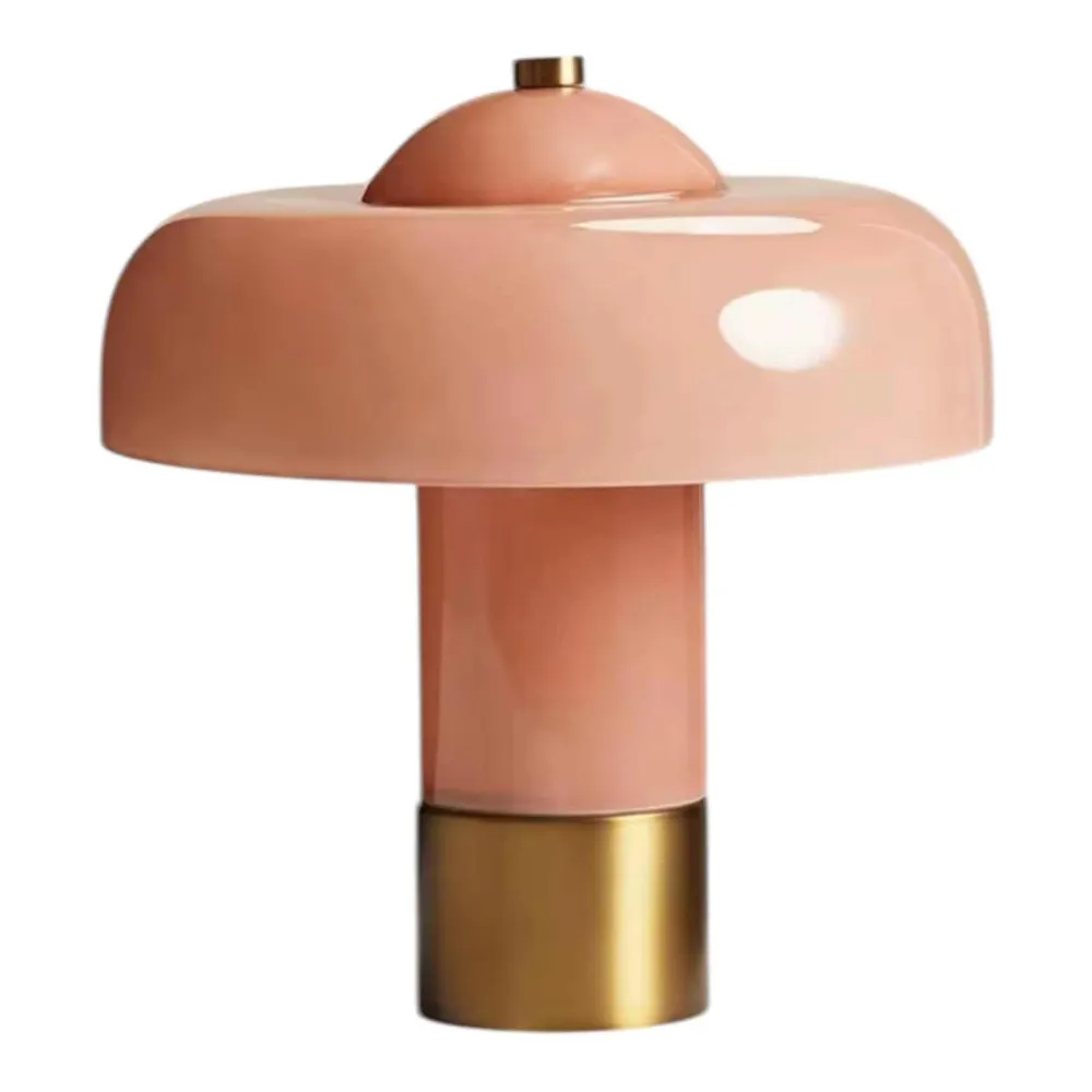 Blush Mushroom Table Lamp generic