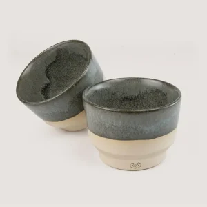 hartmud Ocean Lotus150 – Taza de gres para barista para capuchino y doppio