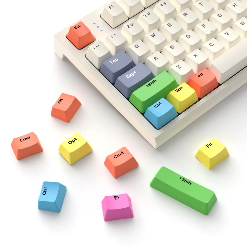ATTACK SHARK Keycaps Personalizados OEM Perfil PBT de Colores