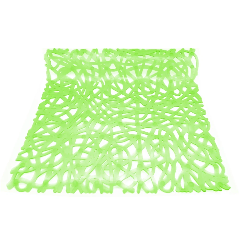 Ecológico y Biodegradable Tappeto antiscivolo per doccia o vasca PVC Verde cm 52x52