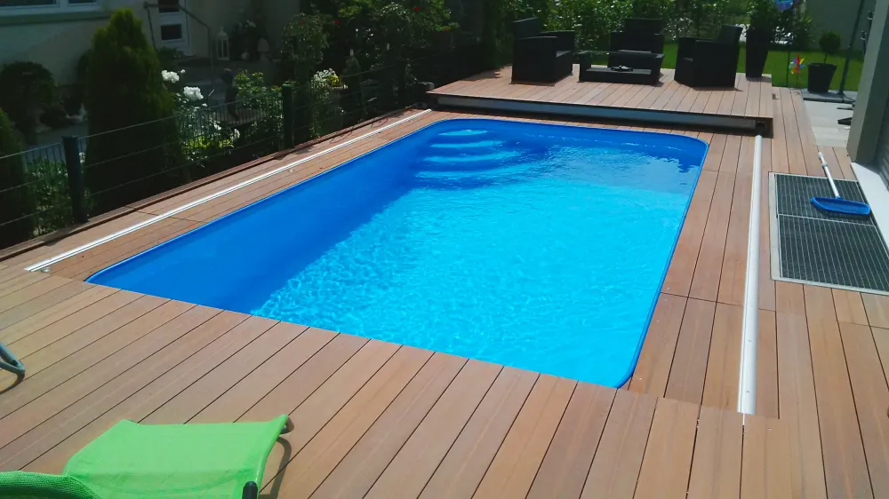 Terraza de la piscina - Piscina superior
