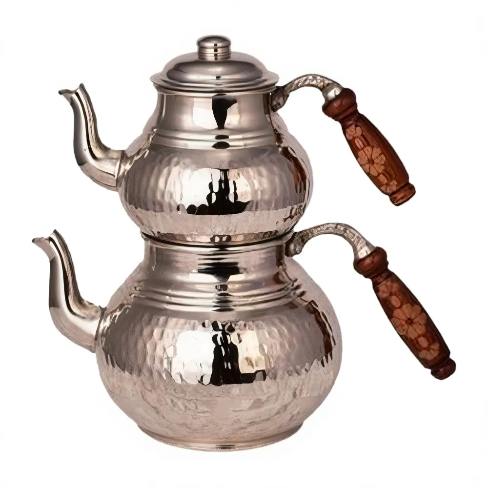 Tetera clásica de cobre turco hecha mano Turna Bakır