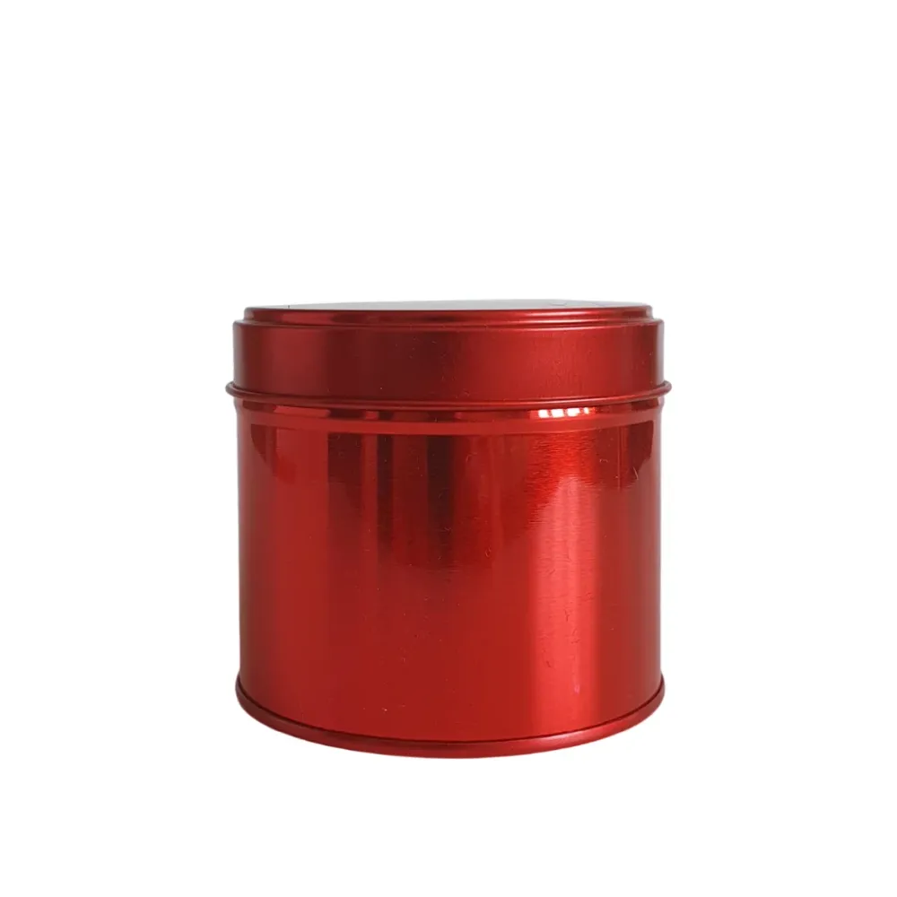 RED TIN ( LATERAL SEAM ) 250 Eco Candle Project