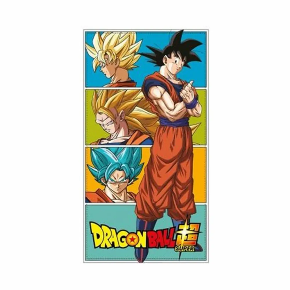 Toalla microfibra Dragon Ball Super 'Sun City' | 70x140 cm, 100% poliéster Vida Happy