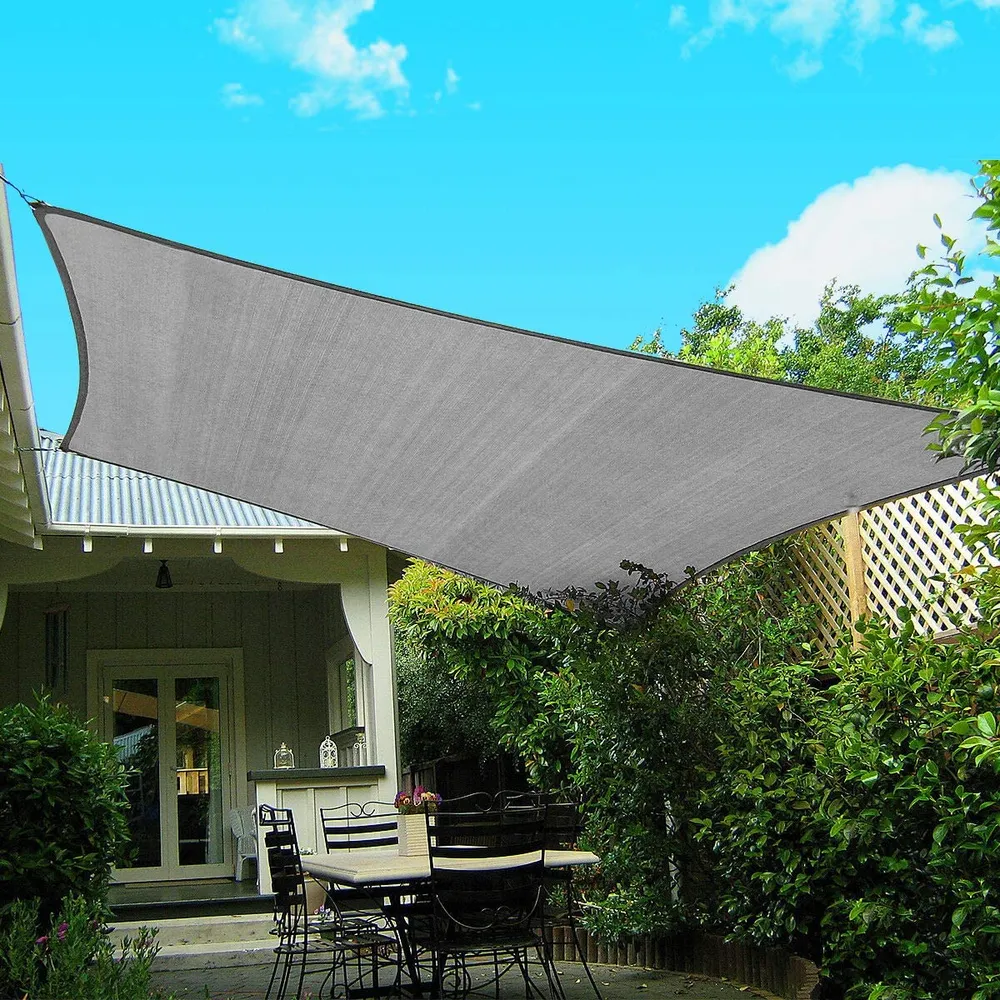 Toldo Rectangular Extra Fuerte Gris Tipo Vela Teletiendauy