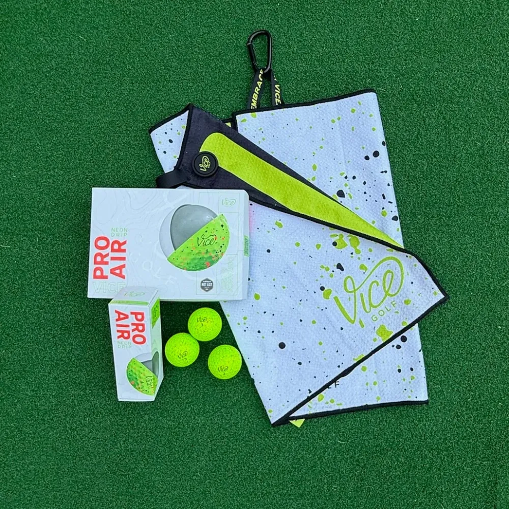 Combo: Vice Pro Air + Toalla Shine Drip Holy Golf