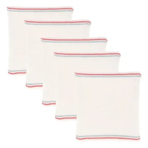 Pack Trapo De Piso Paño Alta Calidad Súper Absorbente X5 Blanco