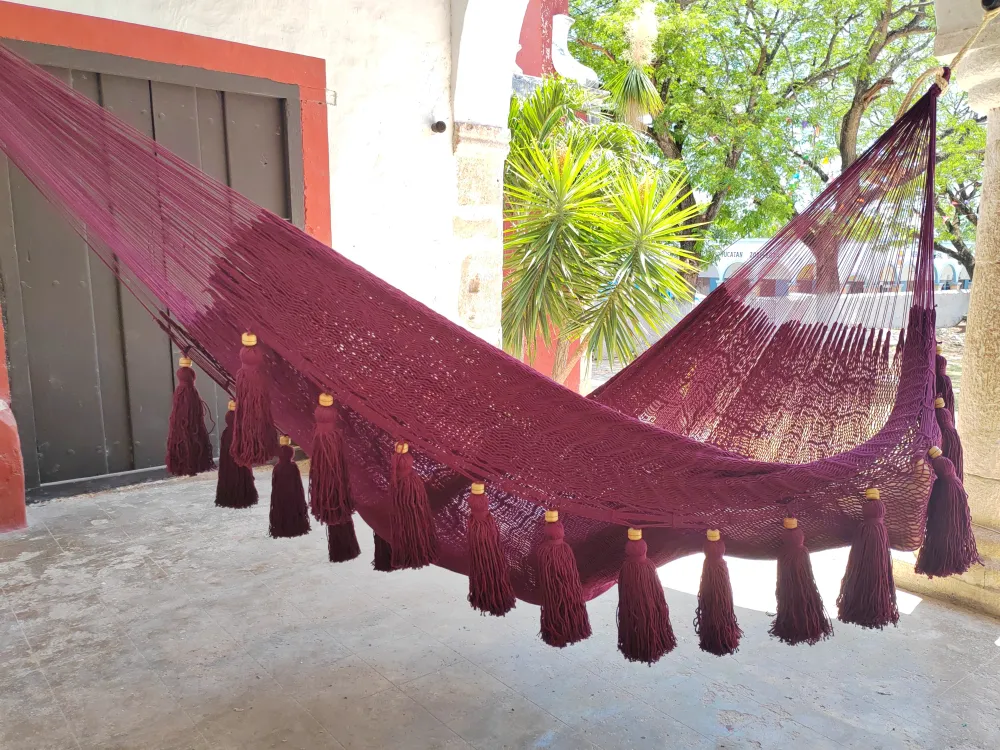 Tulum Merlot, XL, Algodón CIELO HAMMOCKS