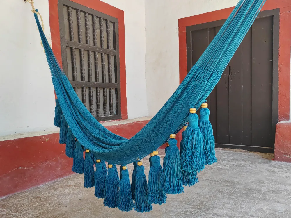 Tulum Turquesa, XL, Algodón CIELO HAMMOCKS