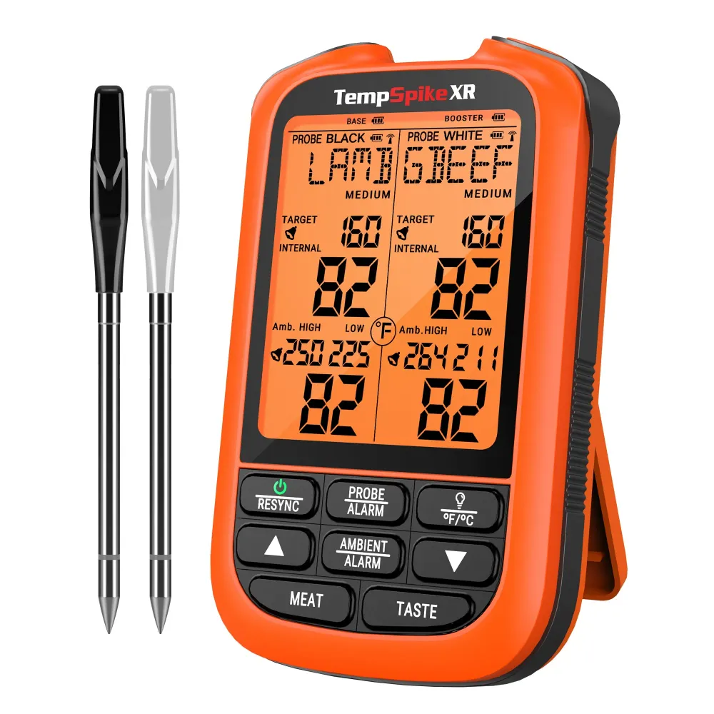 Termómetro inalámbrico para carne ThermoPro TP862B TempSpike XR de 304 m con doble sonda lc-app-dev