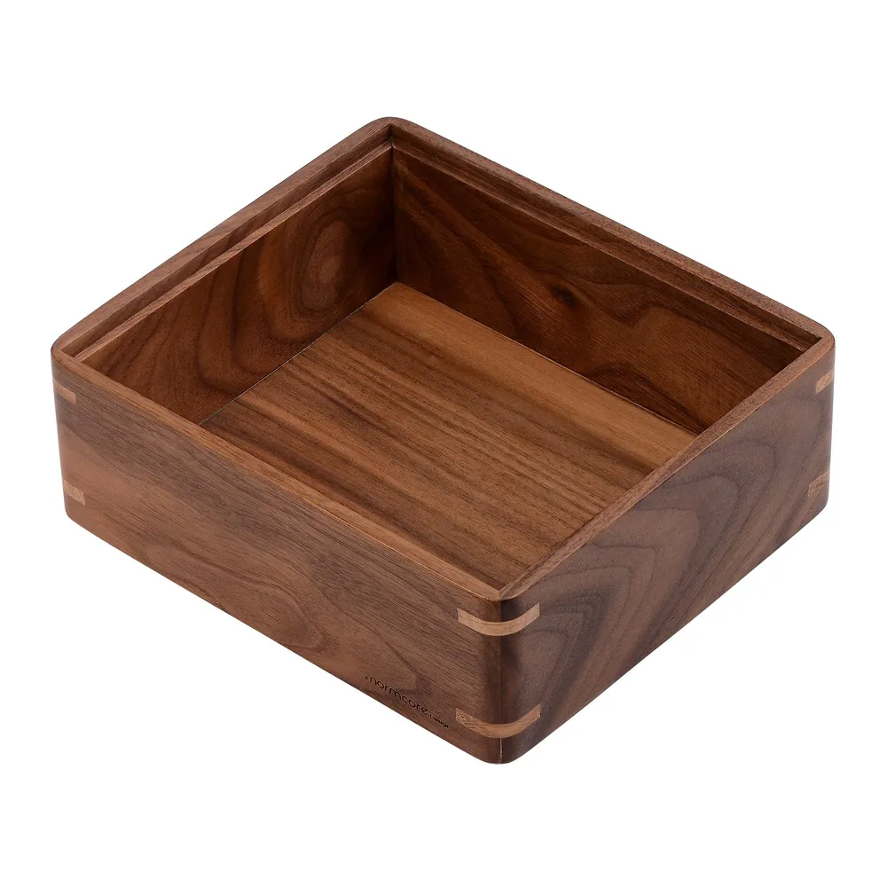 Cajón Normcore / Espresso Knock Box - ACERO INOXIDABLE 304 Walnut NORMCORE WARES
