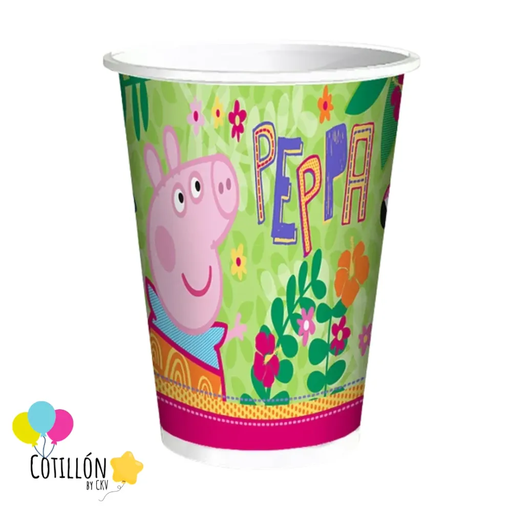 Vasos Peppa Pig x 6 Unidades GLAM
