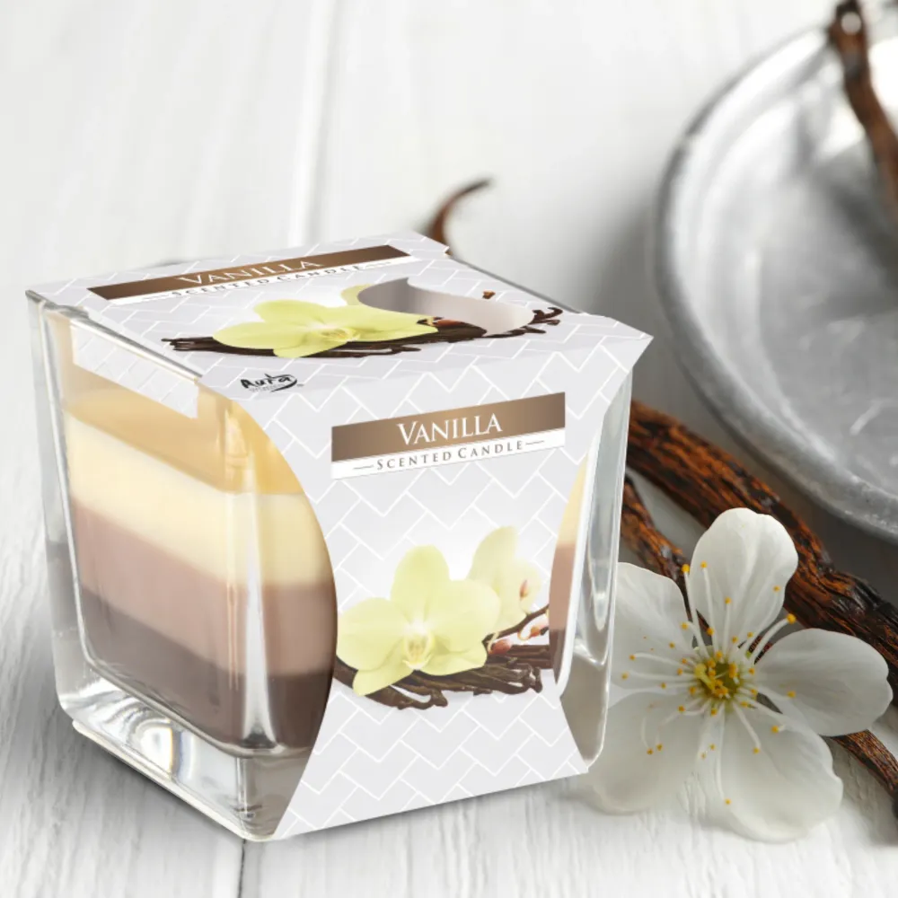Vela de Arcoíris en Tarro – Vainilla Awartisan