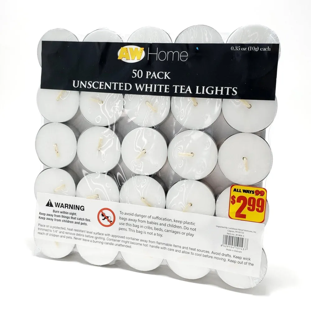 Velas Tealights (50 Piezas) All Ways 99
