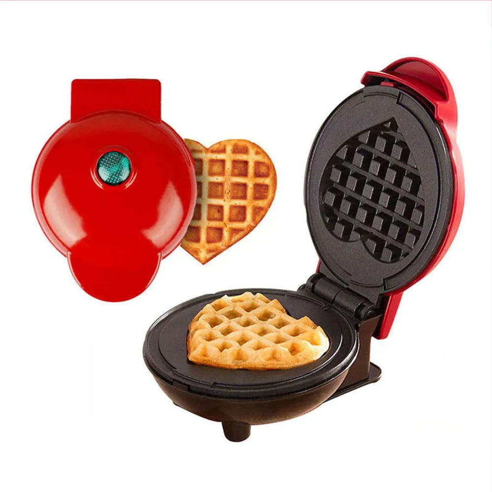Mini Waflera Corazón – Práctica, Compacta y Encantadora Genérico