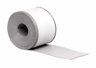 M-D Building Products 4 . H X 0.08 . W X 20 ft. L Self-Stick Silver Gray Vinyl Wall Base - Open Box