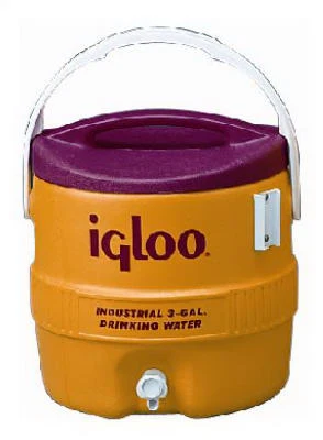 Igloo Industrial Red/Yellow 3 gal Water Cooler - Open Box