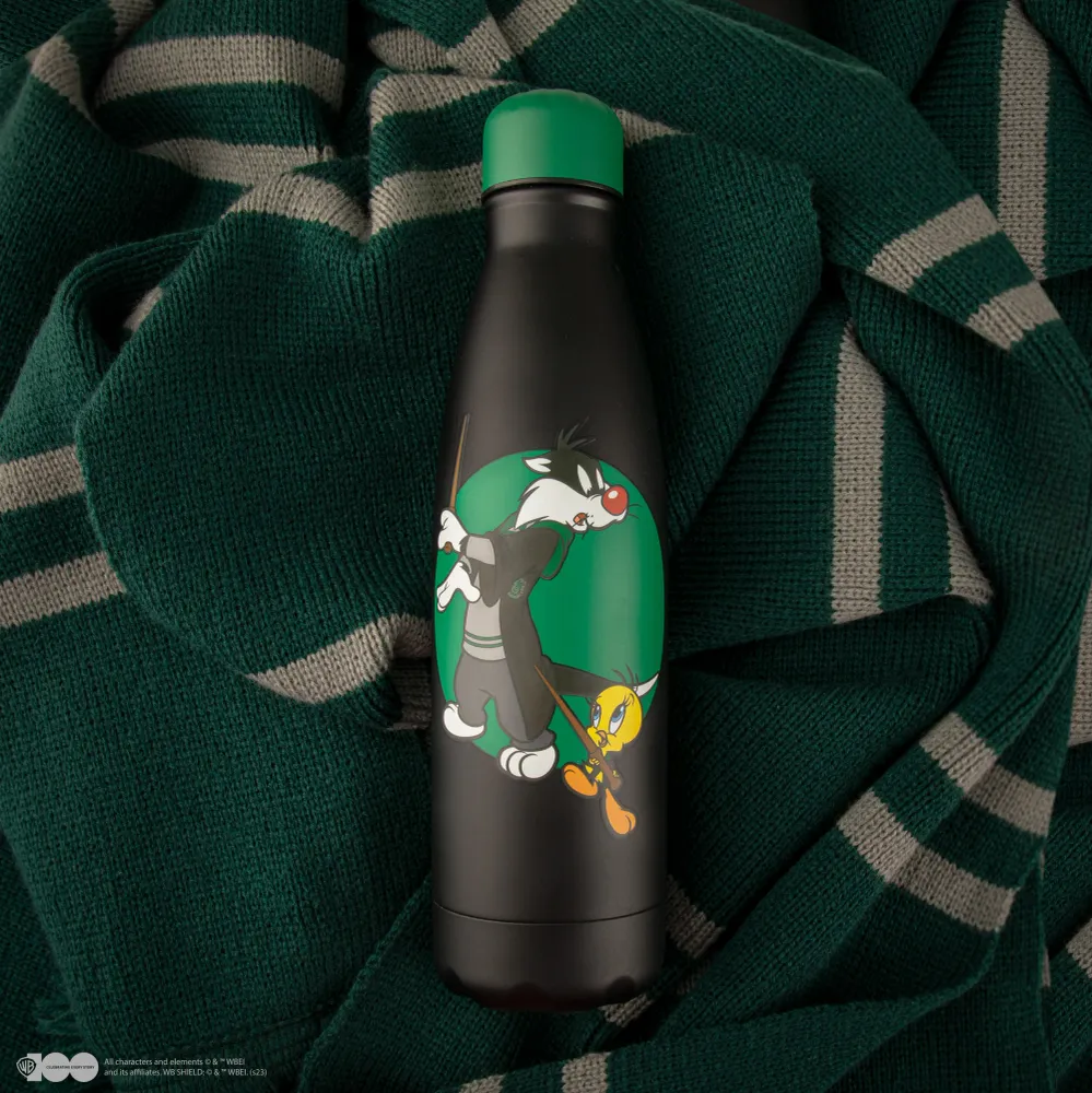 *Bottiglia d'acqua termica Slytherin Looney Tunes Harry Potter Cinereplicas