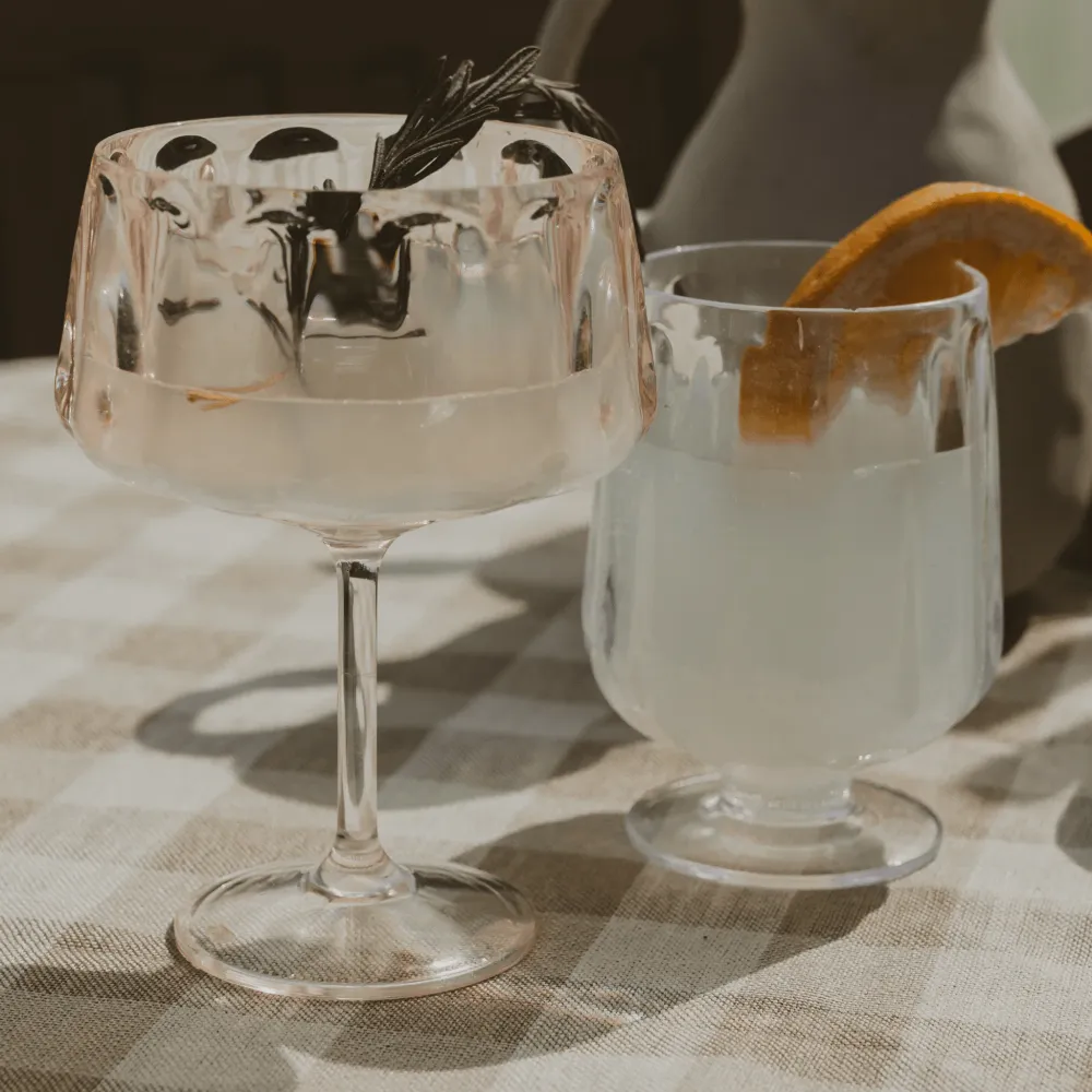 Outdoor Plastic Goblet Drinkware Sweet Water Decor