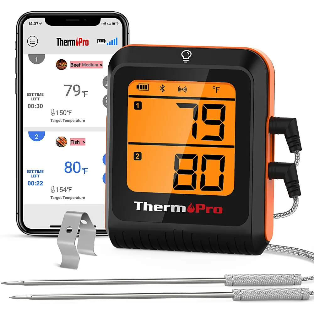 Termómetro inalámbrico para carne con Bluetooth TP920 lc-app-dev