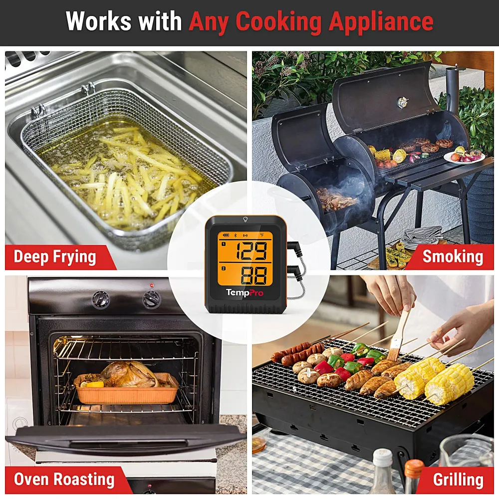 Termómetro inalámbrico para carne con Bluetooth TP920 lc-app-dev